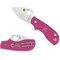 Spyderco 2024 Spyderco Squeak Heals Lightweight Pink Slip Joint Plain SPY-C154PPN - alternate 1